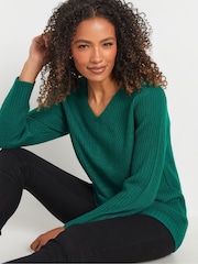 M&Co V-Neck com decote Jumper - Imagem 4 de 5