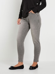 PixieGirl Petite Grey Skinny AVA Jeans - Image 1 of 5