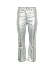 PixieGirl Petite Silver 100% Cotton Silver Straight Leg Jeans - Image 5 of 5