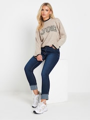 PixieGirl Petite Blue blue turn up cigarette jean - Image 1 of 5