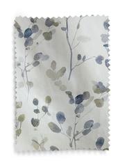 Cortinas blackout/térmicas com ilhós e estampa floral Honesty Leaf - Imagem 7 de 7