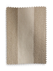 Natural Block Woven Stripe Lined Eyelet Curtains - Image 5 of 5