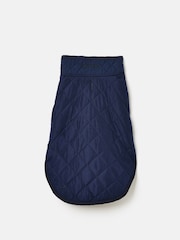 Joules Navy Blue Quilted Dog Coat - Image 1 of 6