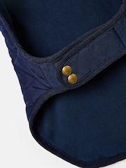 Joules Navy Blue Quilted Dog Coat - Image 2 of 6