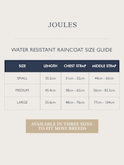Joules Gold Water-Resistant Dog Jacket - Image 10 of 10