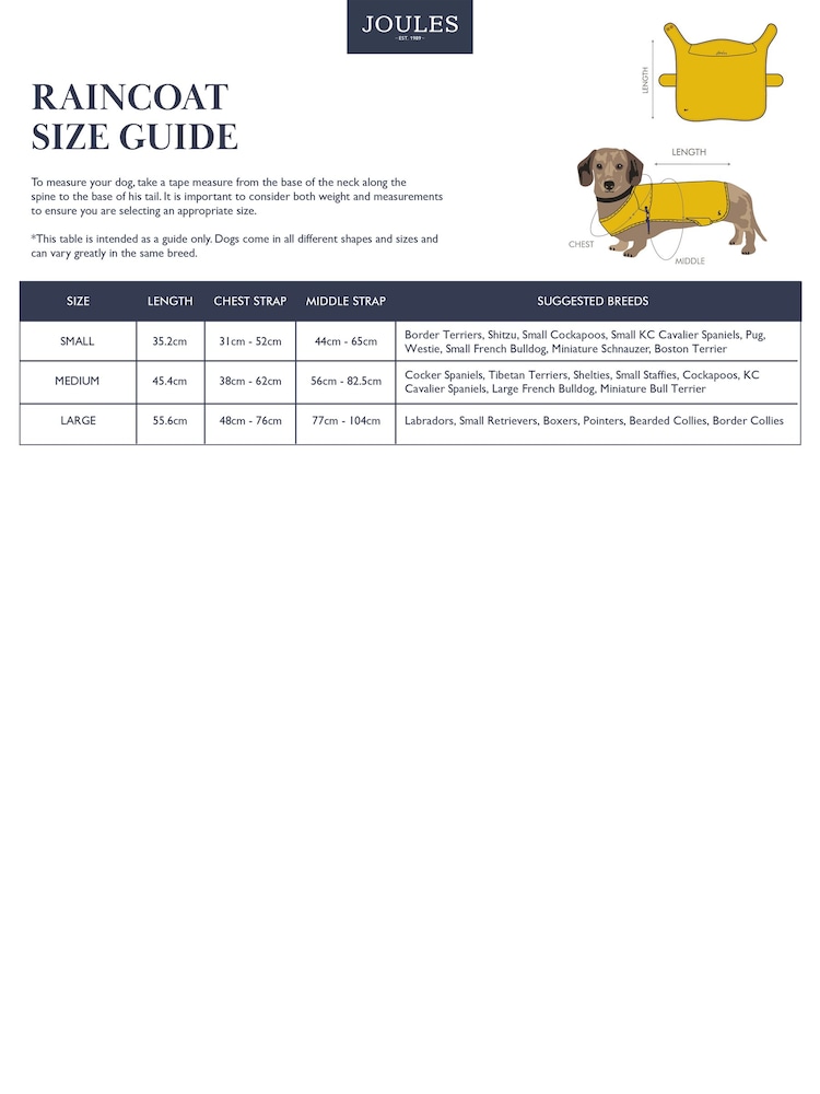Joules Gold Water-Resistant Dog Jacket - Image 2 of 10