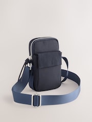 Navy Nylon Phone Bag - Image 1 of 5
