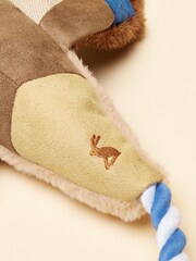 Joules Blue Plush Duck Dog Toy - Image 6 of 7