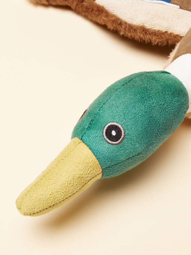 Joules Blue Plush Duck Dog Toy - Image 7 of 7