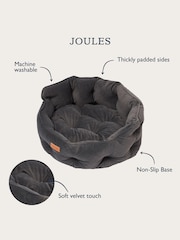 Joules Grey Pet Bed - Image 9 of 9