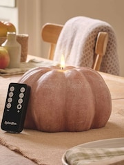 Lights4fun Large Autumn Pumpkin Truglow Candle With Infrared Remote Control - Image 3 of 3