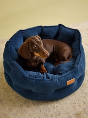 Joules Navy Dog Bed - Image 1 of 11