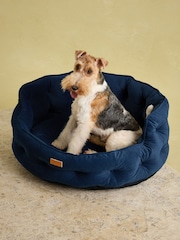 Joules Navy Dog Bed - Image 4 of 11