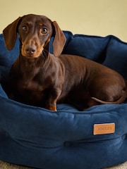 Joules Navy Dog Bed - Image 6 of 11