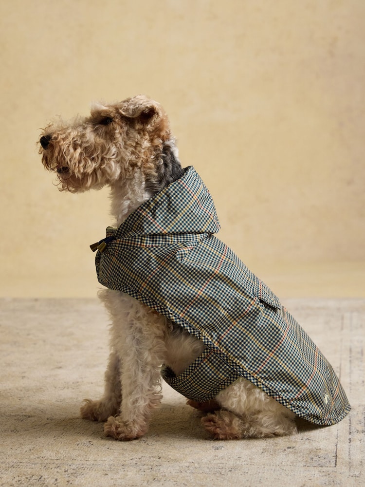 Joules Henson Check Brown Packaway Jacket - Image 1 of 10