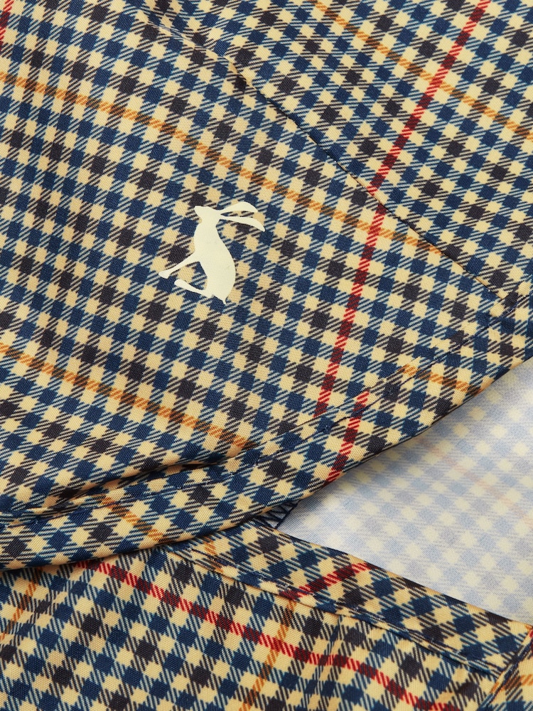 Joules Henson Check Brown Packaway Jacket - Image 10 of 10