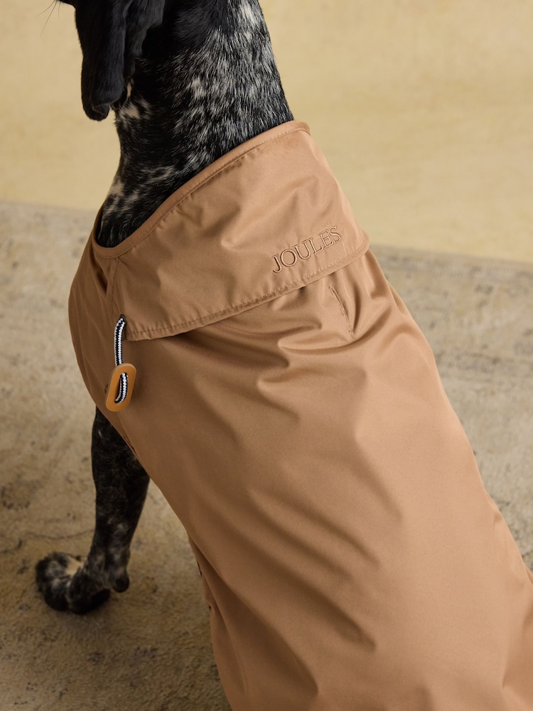 Joules Burra Brown Water-Resistant Dog Jacket - Image 2 of 10