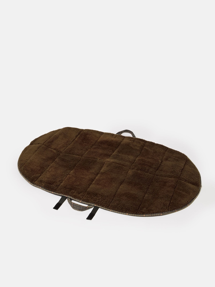 Joules Henson Check Brown Pet Travel Mat - Image 2 of 6 Joules Henson Check Brown Pet Travel Mat - Image 2 of 6