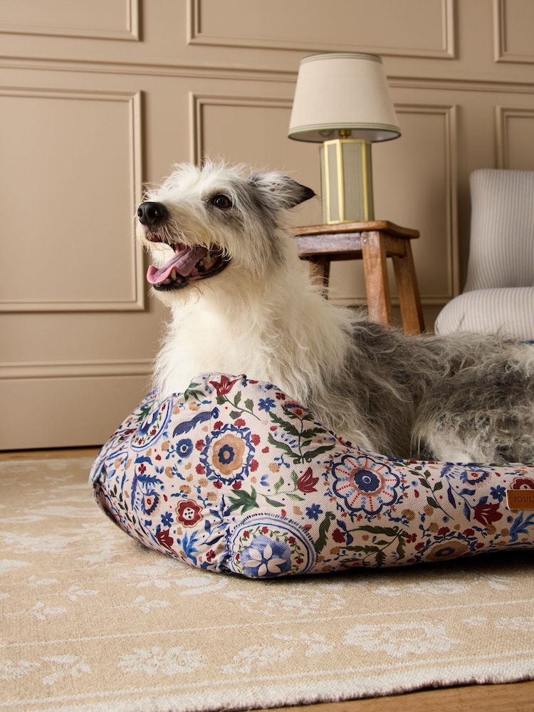 Joules Festival Floral Pet Box Bed - Image 2 of 13