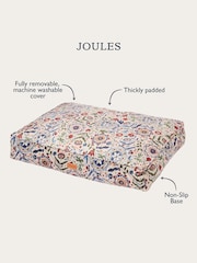 Joules Cream & Blue Floral Pet Mattress Bed - Image 11 of 11