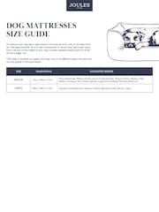 Joules Cream & Blue Floral Pet Mattress Bed - Image 3 of 11