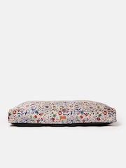 Joules Cream & Blue Floral Pet Mattress Bed - Image 8 of 11