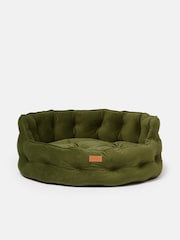 Joules Khaki Chesterfield Pet Bed - Image 10 of 12
