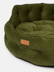 Joules Khaki Chesterfield Pet Bed - Image 11 of 12
