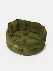 Joules Khaki Chesterfield Pet Bed - Image 12 of 12