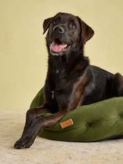 Joules Khaki Chesterfield Pet Bed - Image 5 of 12