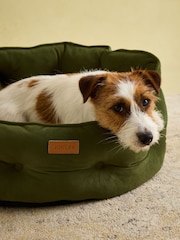 Joules Khaki Chesterfield Pet Bed - Image 6 of 12