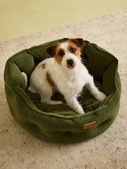 Joules Khaki Chesterfield Pet Bed - Image 7 of 12