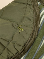 Joules Khaki Green Quilted Dog Coat - Image 8 of 9
