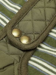 Joules Khaki Green Quilted Dog Coat - Image 9 of 9