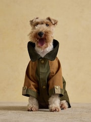 Joules Brown & Khaki Dog Coat - Image 2 of 8