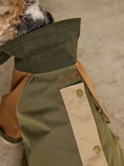 Joules Brown & Khaki Dog Coat - Image 5 of 8