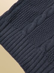 Joules Navy Blue Dog Knit Jumper - Image 7 of 7