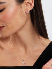 Simply Silver Silver Tone 925 Polished Gift Boxed Open Heart Set - Image 5 of 6