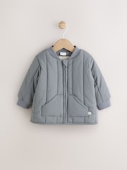 Charcoal Grey Baby Bomber Jacket - Image 1 of 6