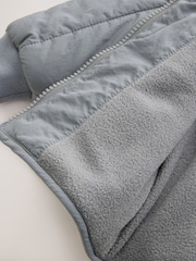 Charcoal Grey Baby Bomber Jacket - Image 6 of 6