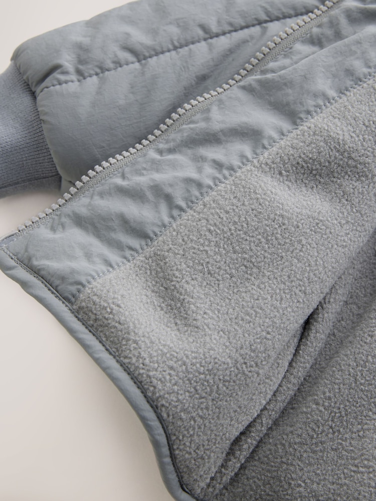 Charcoal Grey Baby Bomber Jacket - Image 6 of 6