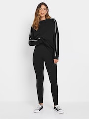 Long Tall Sally 100% Cotton Contrast Stitch Leggings 2 Pack - Imagen 2 de 8