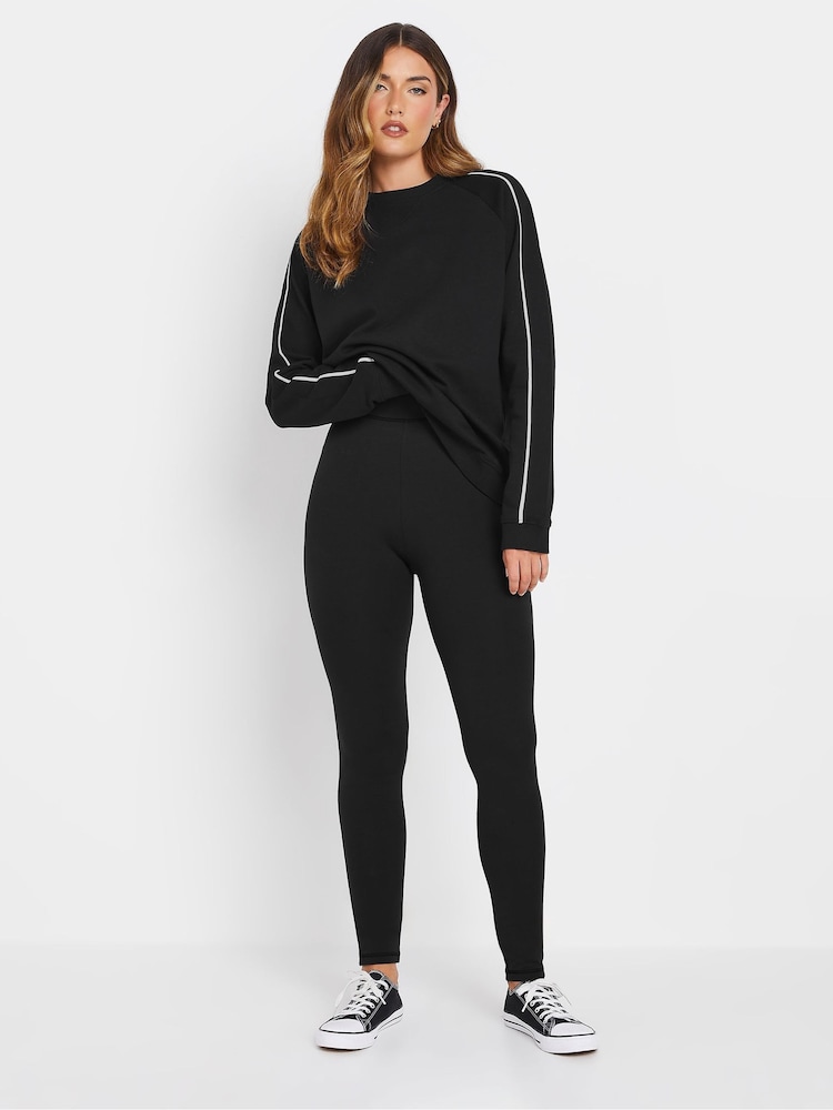 Long Tall Sally 100% Cotton Contrast Stitch Leggings 2 Pack - Imagen 2 de 8