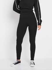 Long Tall Sally 100% Cotton Contrast Stitch Leggings 2 Pack - Imagen 4 de 8