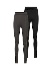 Long Tall Sally 100% Cotton Contrast Stitch Leggings 2 Pack - Imagen 6 de 8