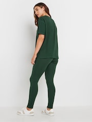 Long Tall Sally Green Premium Long Sleeve 100% Cotton T-Shirt - Image 3 of 5