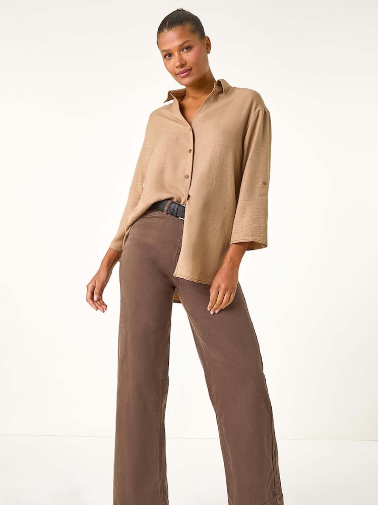 Roman Skjorter med hengende skulder og knappedetaljer - Bilde 2 av 5