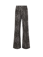 Long Tall Sally Grey Leopard Print Jeans - Image 5 of 5