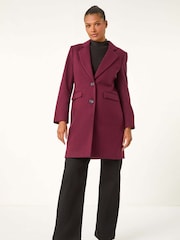 Roman Purple Tailored Single Breasted Coat - Image 2 of 6