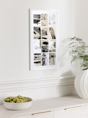 White Hadley 12 Multi Aperture Picture Frame - Image 1 of 5